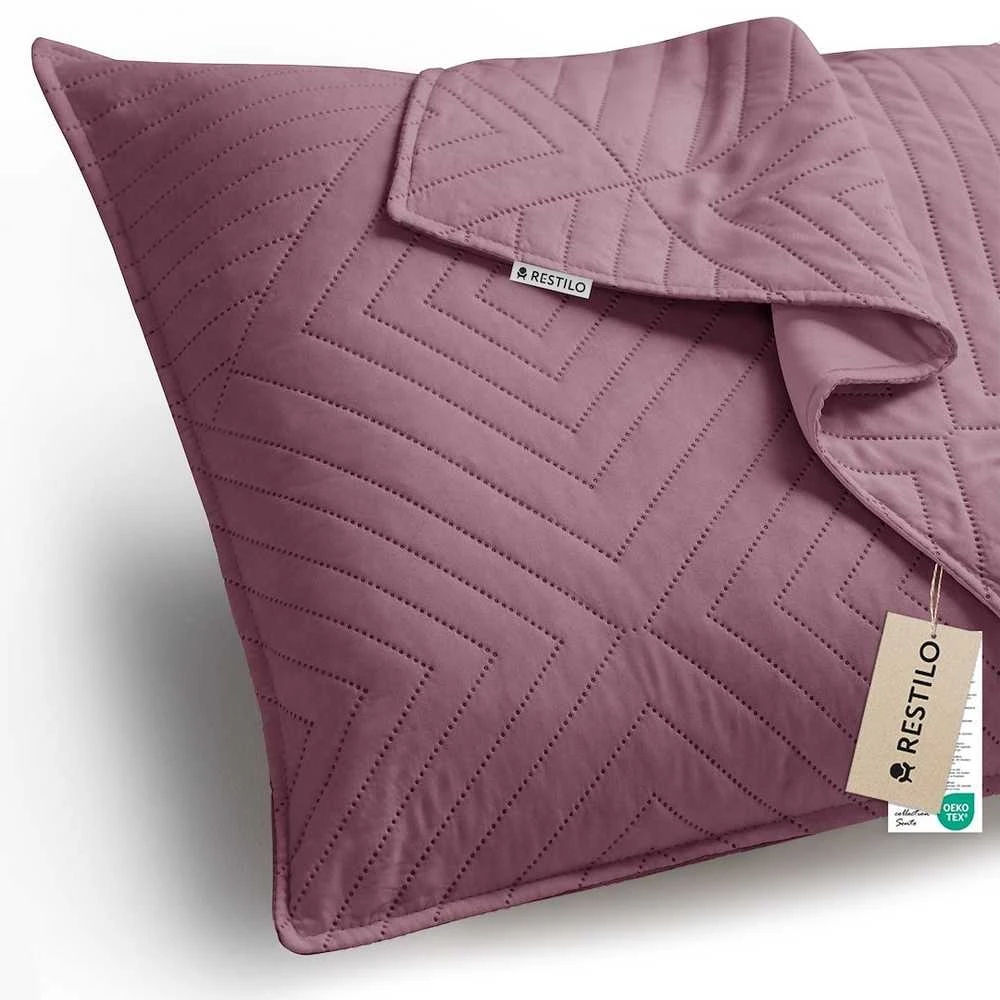 Dekoratyvinis pagalvės užvalkalas 50×70 cm bordo spalvos Restilo