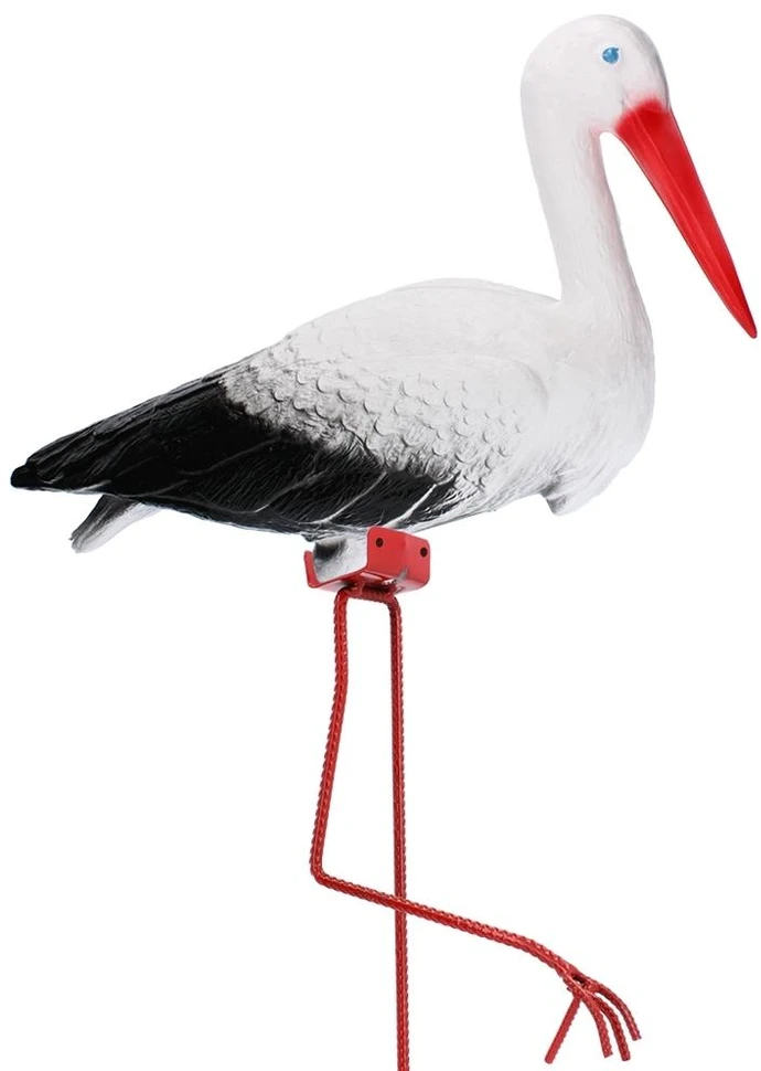 Didelis dekoratyvinis gandras sodui – 83 cm