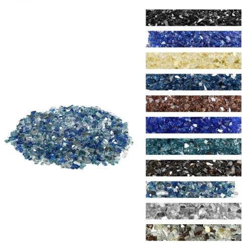 VEVOR 10 svarų stiklas židiniui, 3 spalvos
