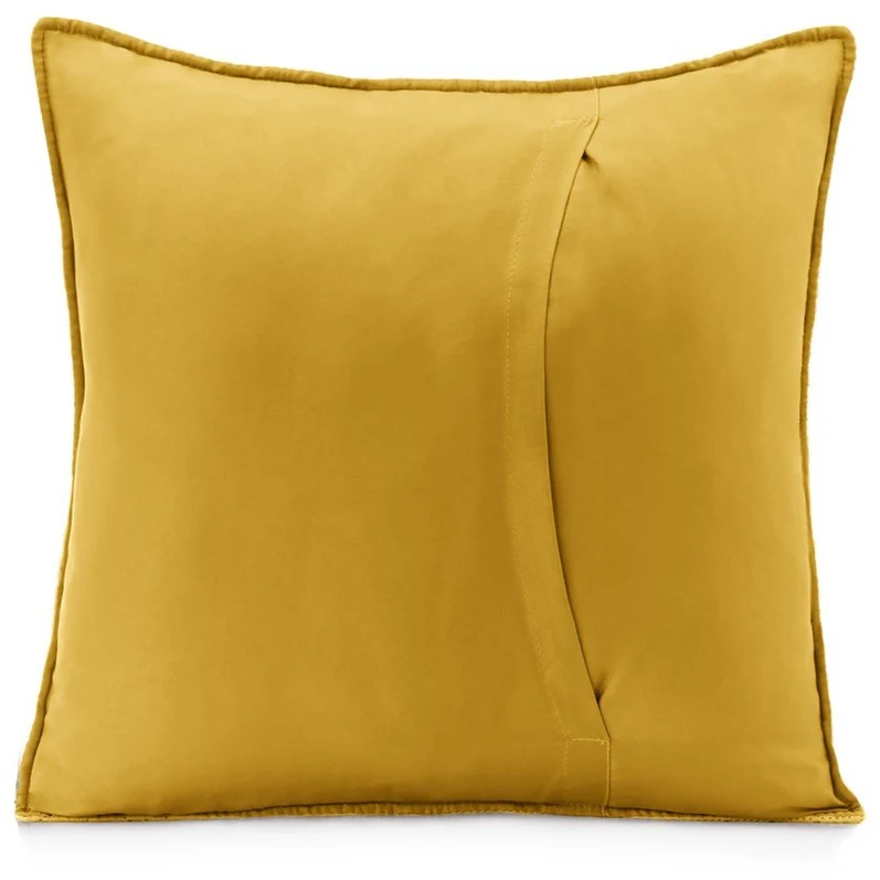 AmeliaHome Dekoratyvinis užvalkalas 45×45 cm, tamsiai pilka ir medaus spalvos, 2 vnt