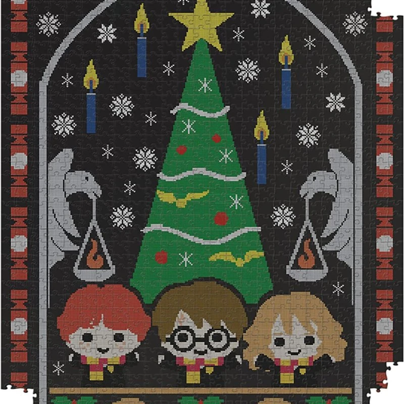 Harry Potter Haris Poteris - Dėlionė 1000 elementų dekoratyvinėje dėžutėje (Atostogos Hogvartse)