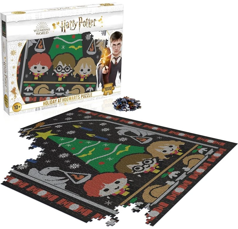 Harry Potter Haris Poteris - Dėlionė 1000 elementų dekoratyvinėje dėžutėje (Atostogos Hogvartse)