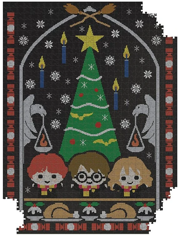 Harry Potter Haris Poteris - Dėlionė 1000 elementų dekoratyvinėje dėžutėje (Atostogos Hogvartse)