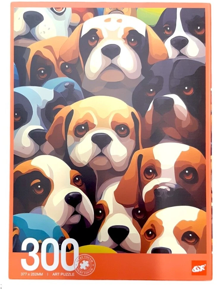 Dėlionė Jigsaw Puzzle Group Cute Dogs, 300 det