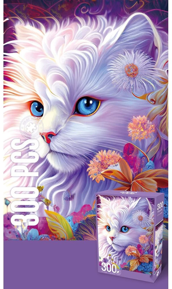 Dėlionė Jigsaw Puzzle Hand Painted Cat, 300 det