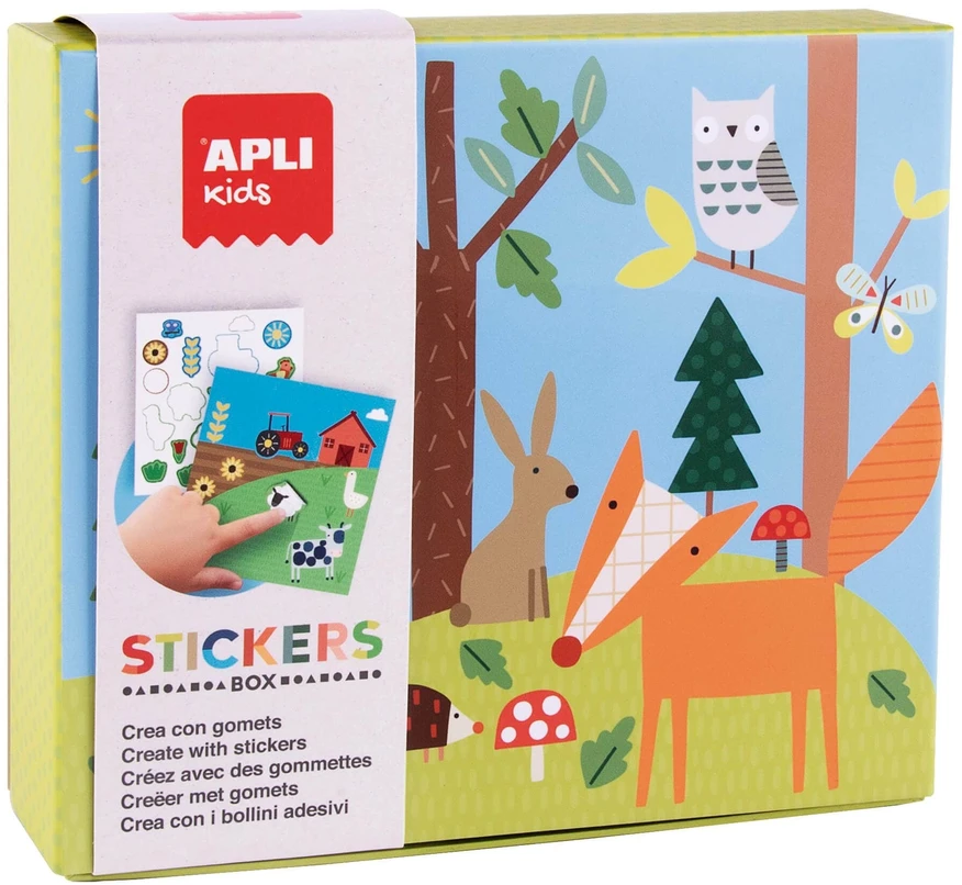Dėlionė Apli Kids Lipdukų žaidimas „Forest“