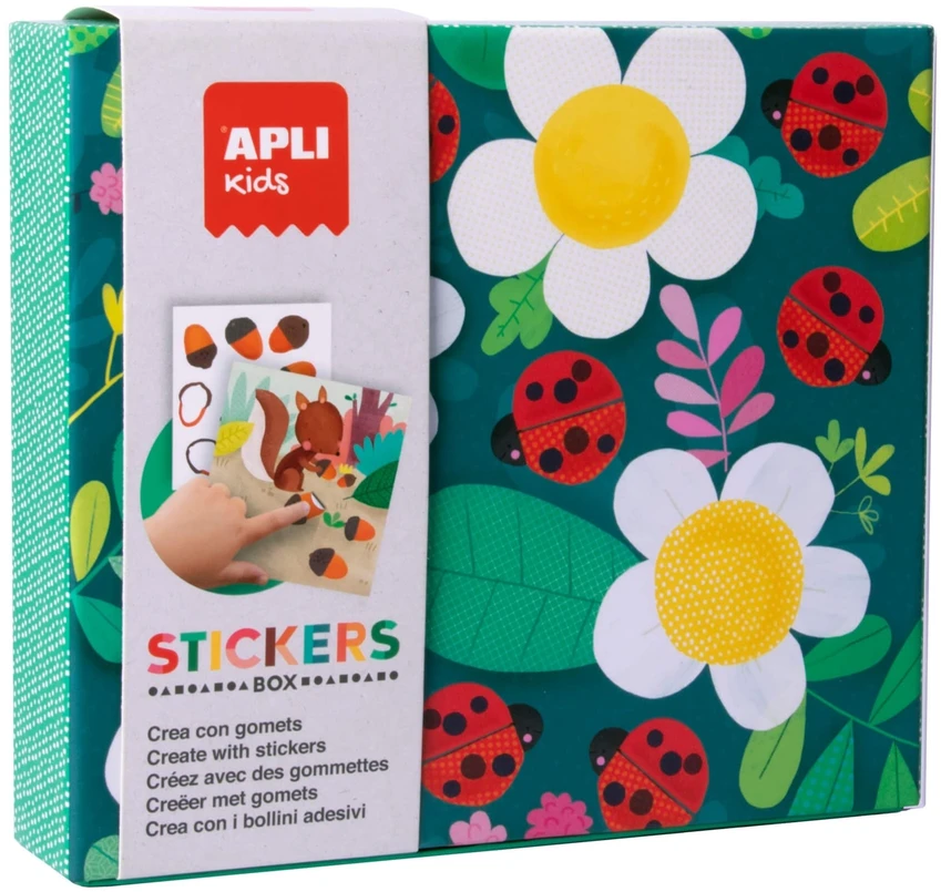 Dėlionė Apli Kids Lipdukų žaidimas „Ladybug“