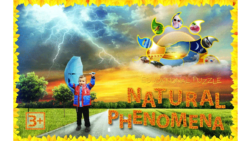 PIO Dėlionė Natural Phenomena, 3+