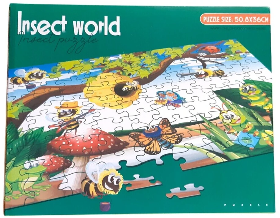 Dėlionė Puzzle Insect World, 100 det