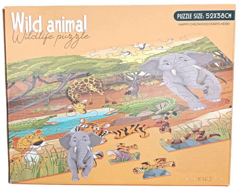 Dėlionė Puzzle Wild animal, 63 det