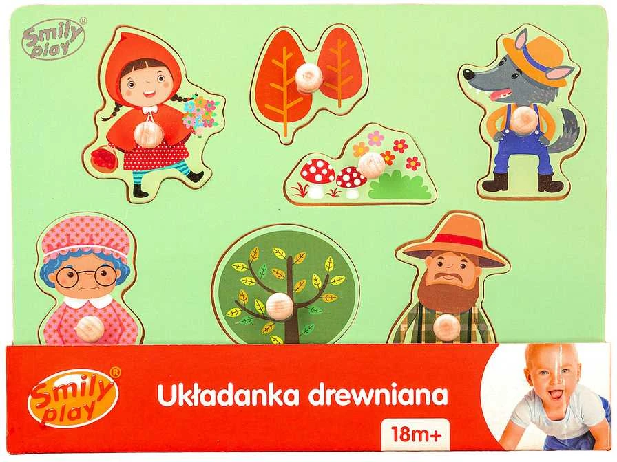 SMILY PLAY SPW83807 Raudonkepuraitė dėlionės