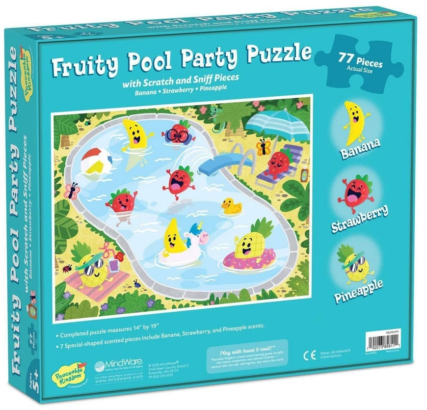 Dėlionė „Scratch and Sniff: Fruity Pool Party“