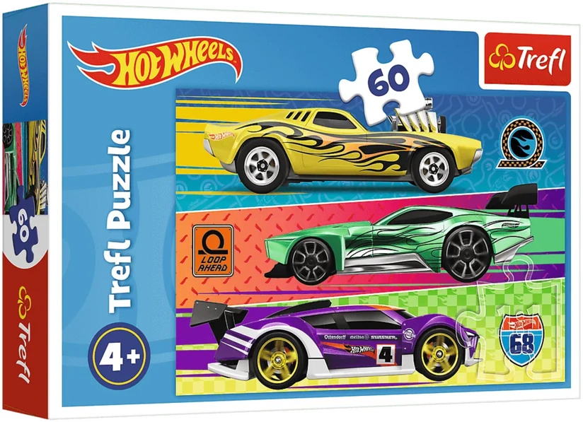 Trefl Dėlionė 60 vnt. - Hot Wheels