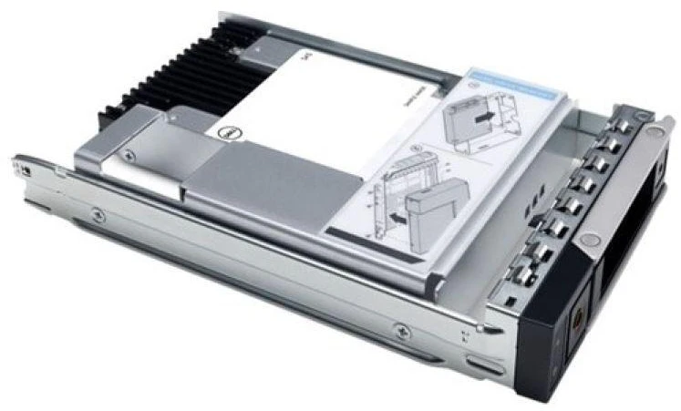 „Dell“ 960 GB SSD SATA mišrus 6 Gbps 512e 2,5 colio su 3,5 colio hibridiniu laikikliu, 3DWPD