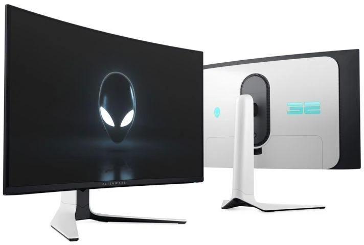 Žaidimų monitorius Dell Alienware AW3225QF, 31.6" 4K UHD (3840x2160) QD-OLED lenktas, 240Hz, 0.03ms, HDMI 2.1, USB-C, HDR