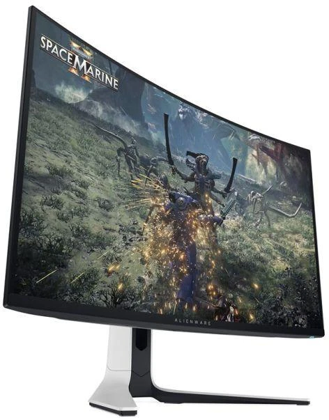 Žaidimų monitorius Dell Alienware AW3225QF, 31.6" 4K UHD (3840x2160) QD-OLED lenktas, 240Hz, 0.03ms, HDMI 2.1, USB-C, HDR
