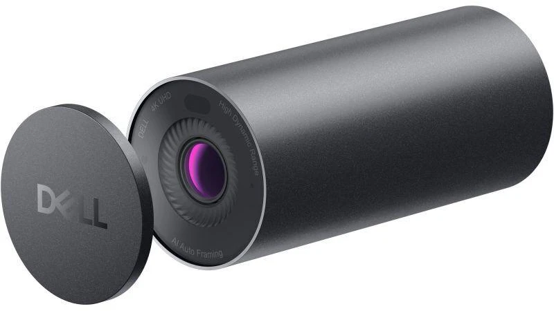 DELL WB7022 internetinė kamera, 8.3 MP, 3840 x 2160 taškų, USB, juoda