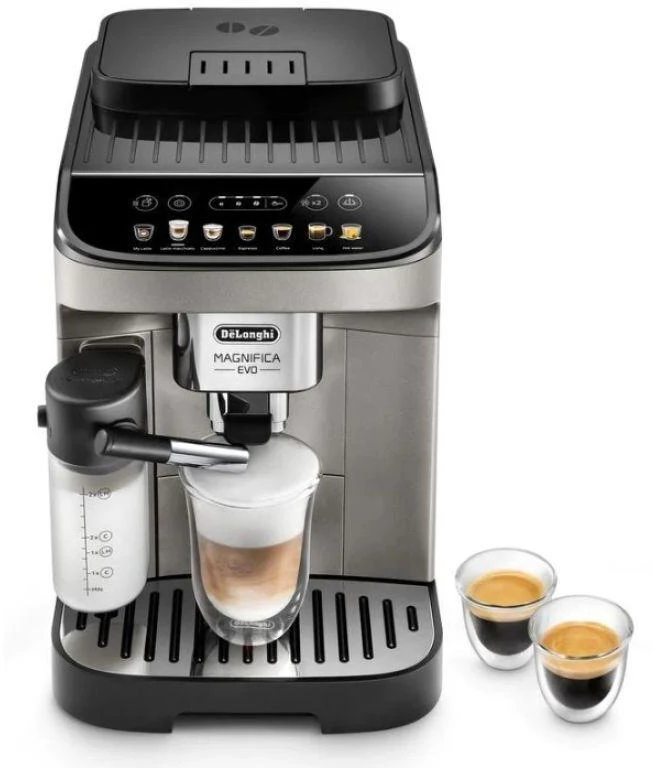 Kavos aparatas Espressomachine DeLonghi Magnifica EVO,titanium/juodas