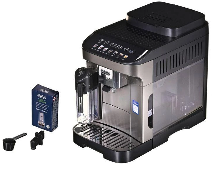 Kavos aparatas Espressomachine DeLonghi Magnifica EVO,titanium/juodas