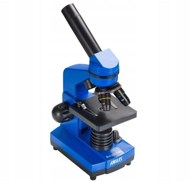 Delta Optical BioLight 100 mikroskopas (mėlynas)