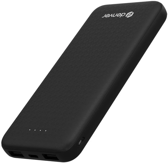 Denver 10 000 mAh išorinis akumuliatorius, juodas