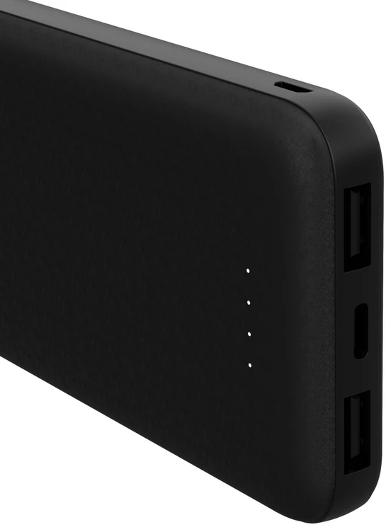 Denver 10 000 mAh išorinis akumuliatorius, juodas