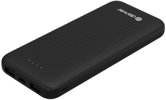 Denver 10 000 mAh išorinis akumuliatorius, juodas