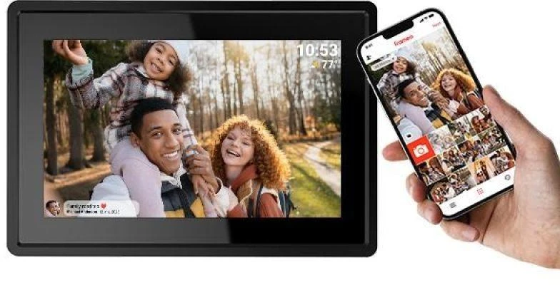 Nuotraukų rėmelis DENVER PFF-725B Digital Photo Frame juodas