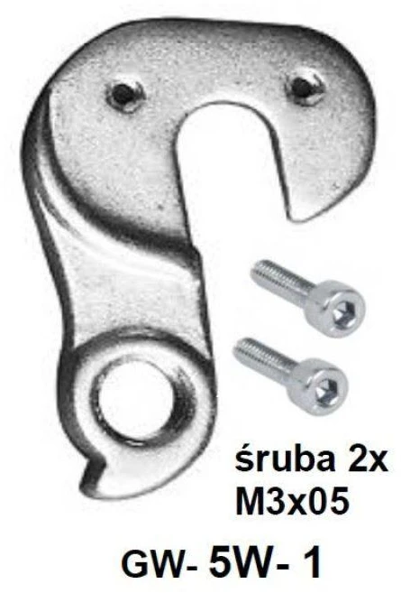 Derailleur laikiklis GW-5w-1 rėmui