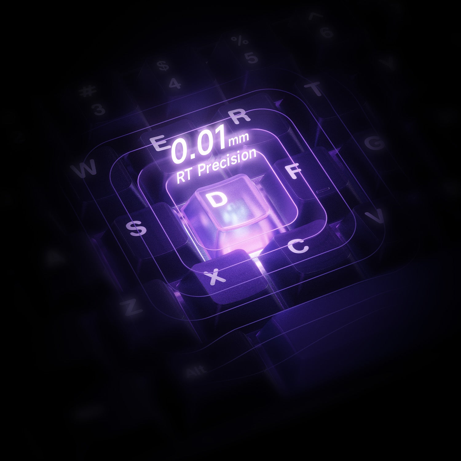 Klaviatūra AKKO Ray68 Magnetinė Hall Effect (Juoda) aprašymas - Prekės nuotrauka