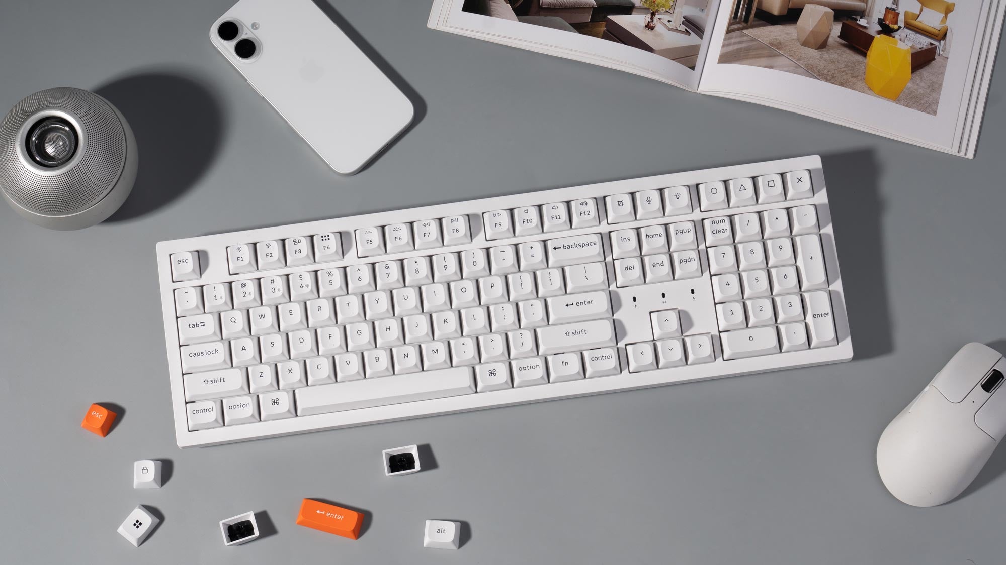 Klaviatūra Keychron K10 Max (Juoda) aprašymas - Prekės nuotrauka