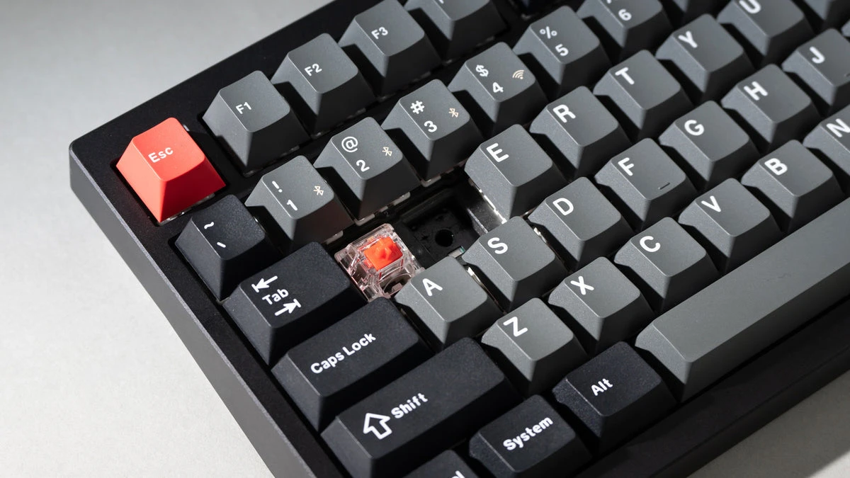 Klaviatūra Keychron Lemokey P1 (Carbon Juodas) aprašymas - Prekės nuotrauka