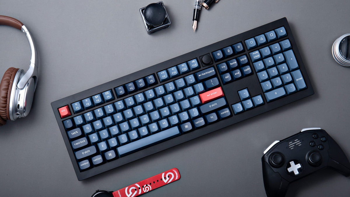 Klaviatūra Keychron V6 Max QMK (Carbon Juodas) aprašymas - Prekės nuotrauka