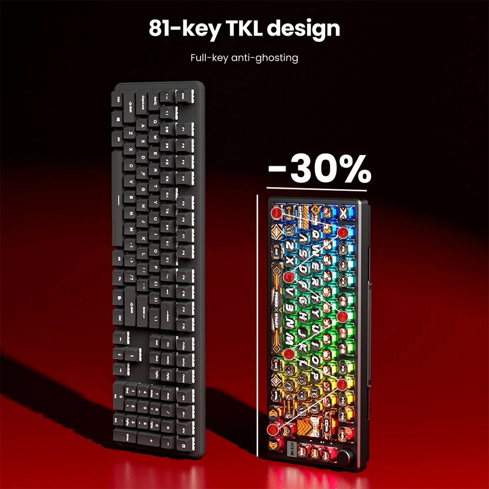 Klaviatūra Royal Kludge RK M75 Magnetinė Hall Effect (Hephaestus) aprašymas - Prekės nuotrauka