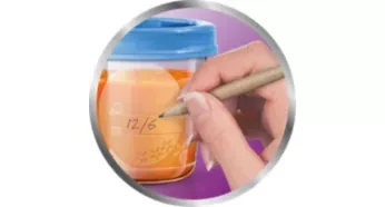 Philips Food Storage Cup Avent SCF721/20 Mėlyna aprašymas - Prekės nuotrauka