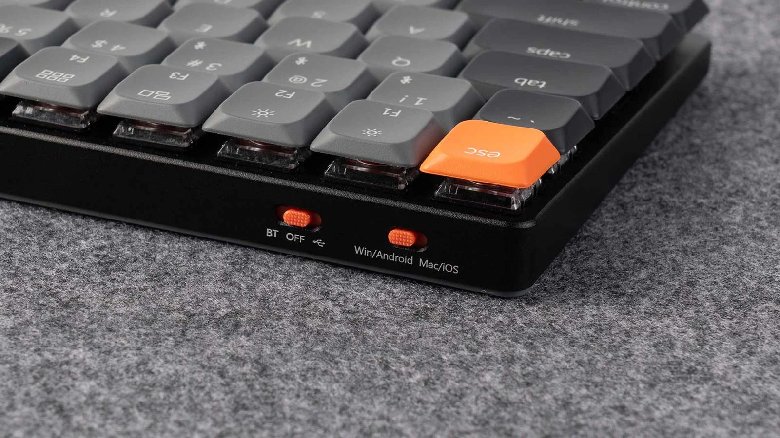 Žemo Profilio Klaviatūra Keychron K3 V3 (Juoda) aprašymas - Prekės nuotrauka