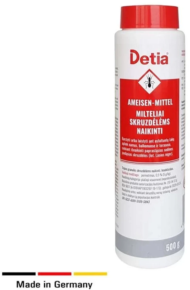 Mkds Milteliai skruzdėlių naikinimui DETIA, 500g