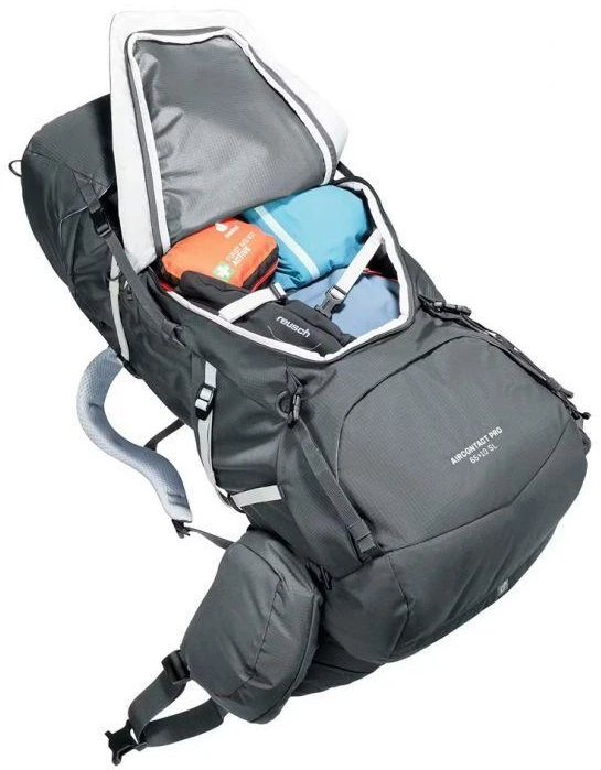 Deuter Aircontact Pro 65+10 SL moteriška žygio kuprinė grafito spalvos