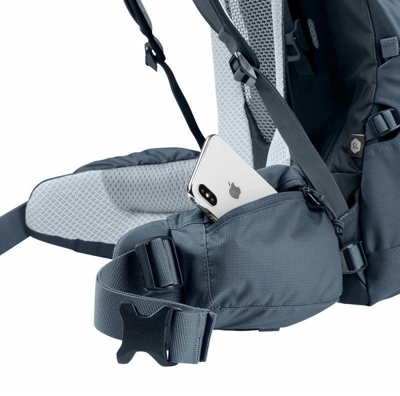 Turistinė kuprinė Deuter Futura Air Trek 45 +10 SL - Juoda
