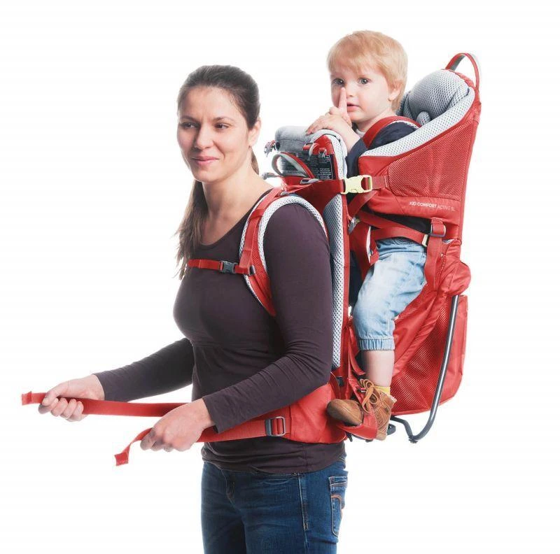 Deuter Kid Comfort Active SL Kuprinė kūdikiui Poliamido Raudona