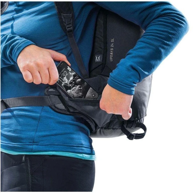 Deuter Updays 24 SL-juodas skydiving backpack