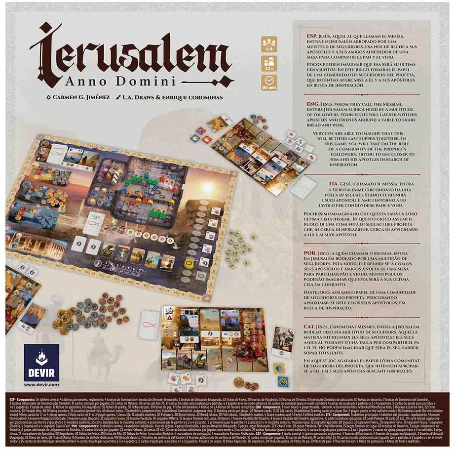 DEVIR strateginis stalo žaidimas JERUSALEM