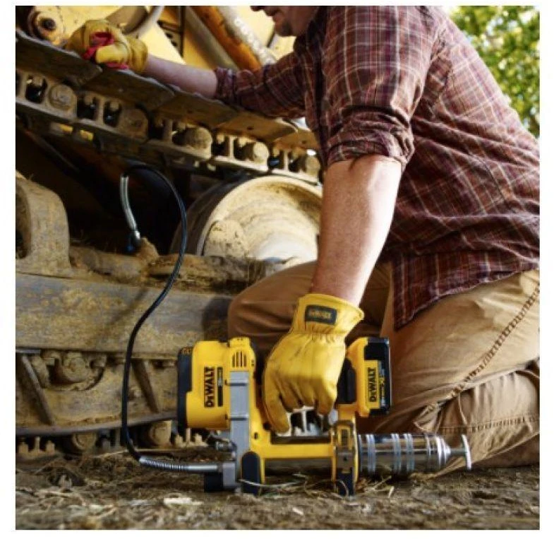 Akumuliatorinis tepalo švirkštas DeWalt DCGG571M1-QW; 18 V; 1x4,0 Ah akum.