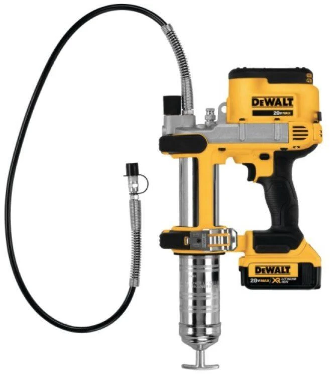 Akumuliatorinis tepalo švirkštas DeWalt DCGG571M1-QW; 18 V; 1x4,0 Ah akum.