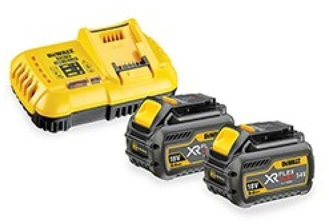 Priedų rinkinys DeWALT DCB118; 18 V; 2x9,0 Ah + pakrovėjas DCB547
