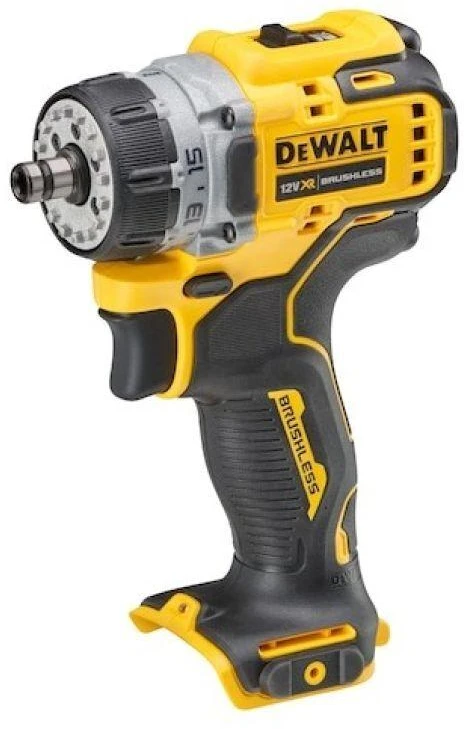 Suktuvas-gręžtuvas DeWalt DCD703NT-XJ; 12 V (be akumuliatoriaus ir pakrovėjo)