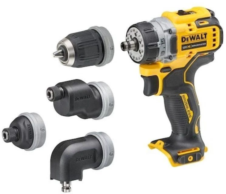 Suktuvas-gręžtuvas DeWalt DCD703NT-XJ; 12 V (be akumuliatoriaus ir pakrovėjo)