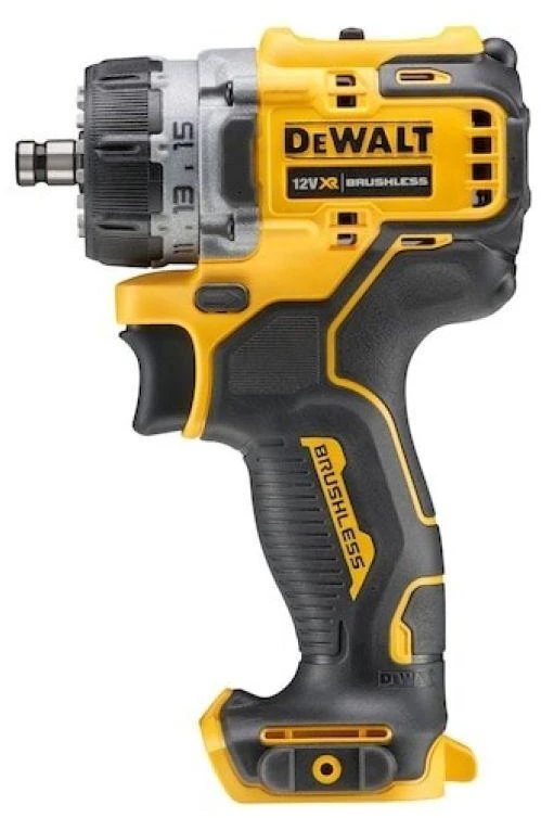 Suktuvas-gręžtuvas DeWalt DCD703NT-XJ; 12 V (be akumuliatoriaus ir pakrovėjo)