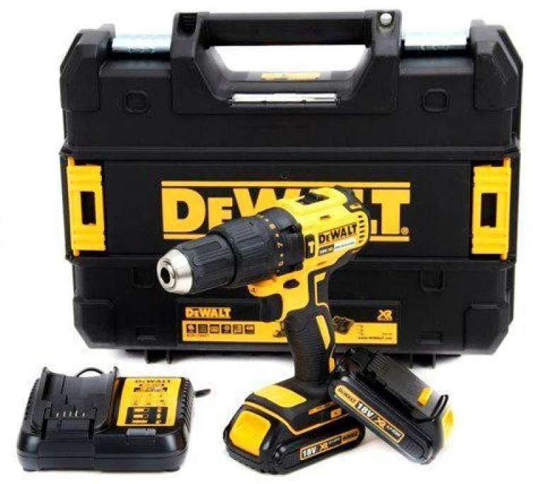 Grąžtas Smūginis suktuvas-gręžtuvas DeWalt DCD778D2T-QW; 18 V; 2x2,0 Ah akum.
