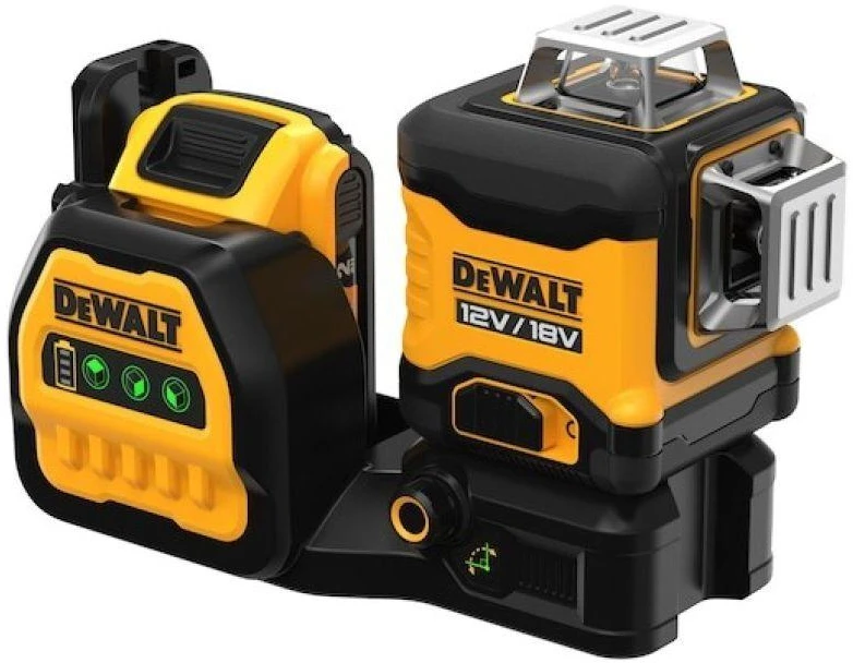 DeWALT kryžminių linijų lazerinis nivelyras DCE089D1G18 12V/18V  (1x2.0 Ah)